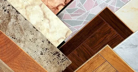 تصویر 2 از سرامیک کف پذیرایی با جلوه ای شیک و حس مدرن